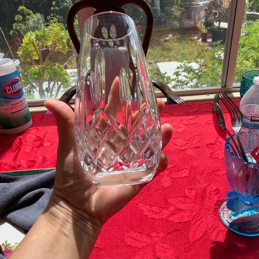 Vintage Waterford Crystal Lismore Vase 6”